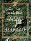 Corporate Culture and Performance (eBook)